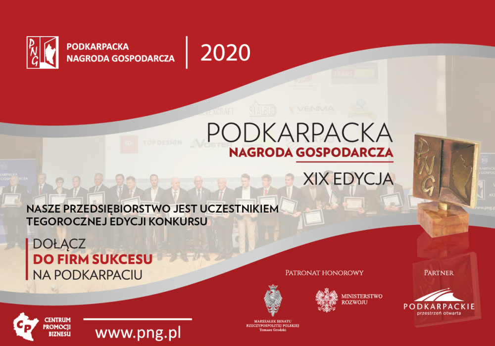 Podkarpacka Nagroda Gospodarcza Produkt Roku 2020