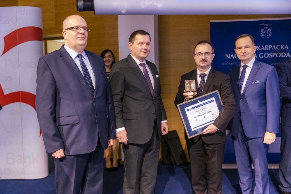 Nagrodę odebrał Członek Zarządu Sanwil Polska Sp. z o.o. Witold Śliwa 