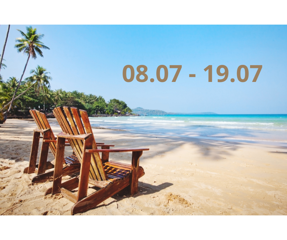 Production break - July 2024